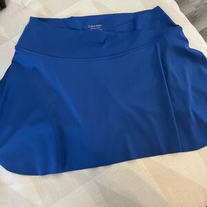 Calvin Klein Women's Vibrant Blue Mini Skirt